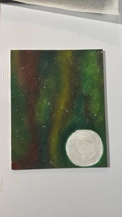 “Ethereal Cosmic Drift” Original Celestial "Northern Lights" Hand-Painted Canvas Art