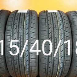 4 New Tires For Sale 215/40/18 We Service Motorcycle Tires