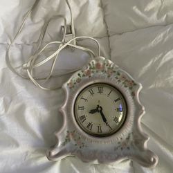 Antique Vintage Electric Mental Clock