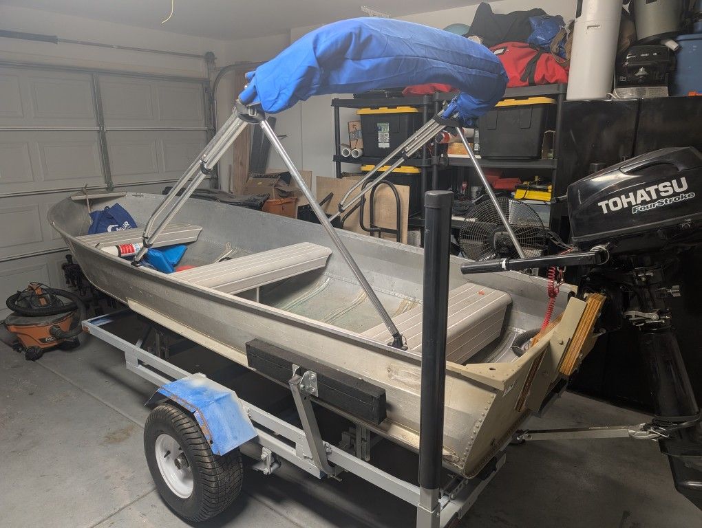 12' Sears Aluminum Fishing Boat