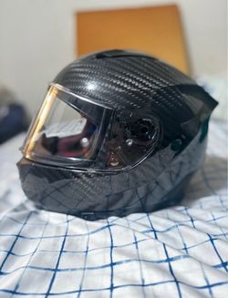 Carbon Fiber Full-Face Motorcycle Helmet