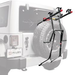 Allen Deluxe 2-bike spare tire mounted carrier (302DN)