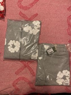 Grey Denim Tear Set