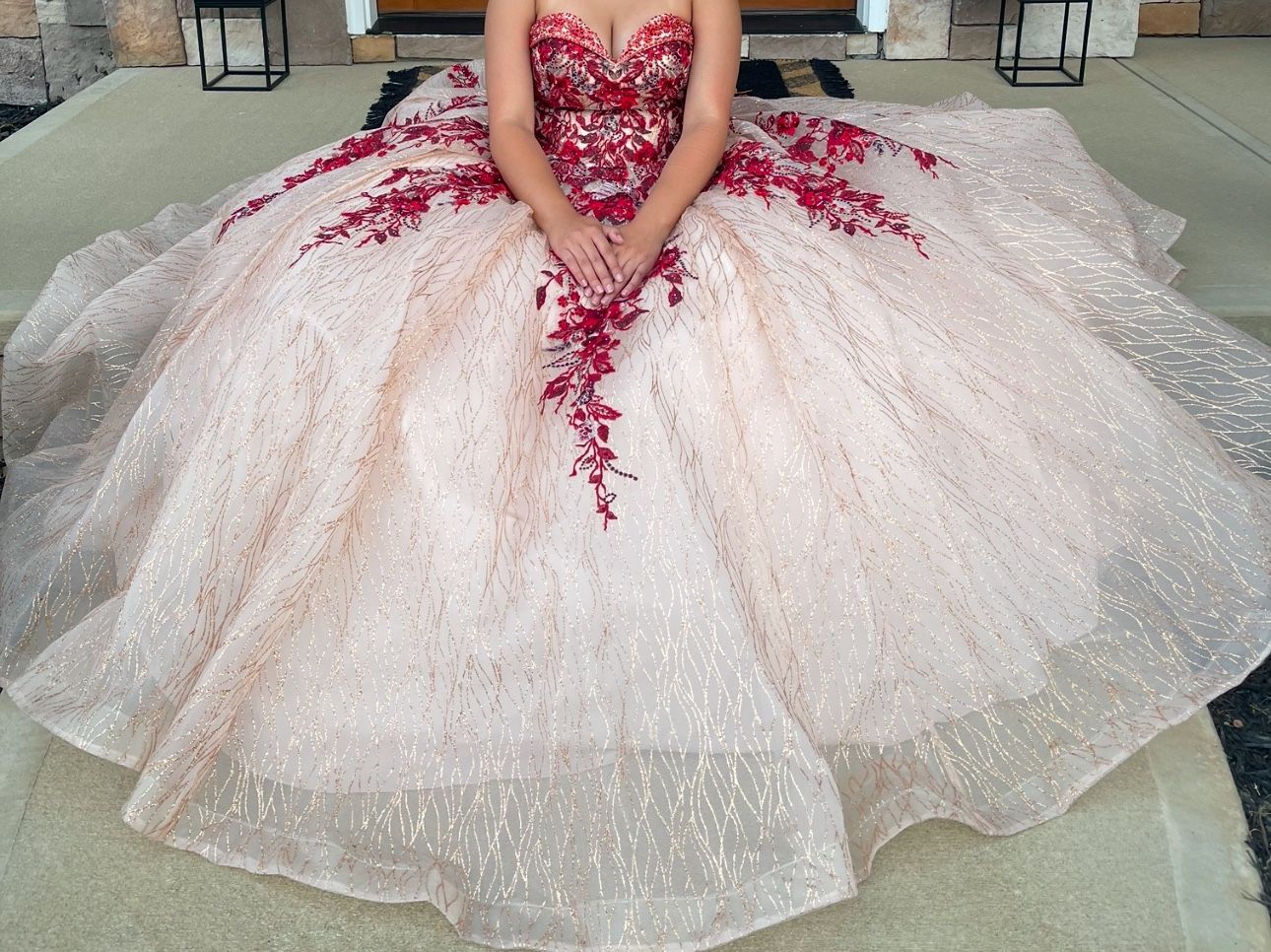 QuinceƱera Gown And Crown