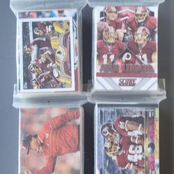 🏈 160 Card Lot - Washington Redskins Cards