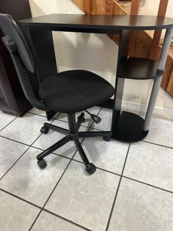 Desk and chair
