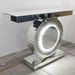 Nowles Led Mirror Console Table 