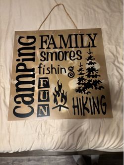 RV camping sign