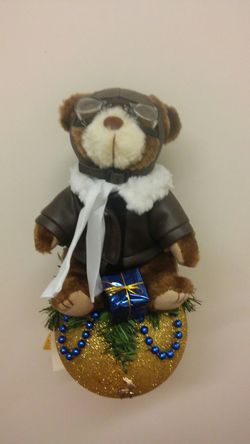 Motorcycle Rider Christmas Ornament