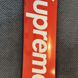 Supreme Uncut Box Logo Skateboard Red