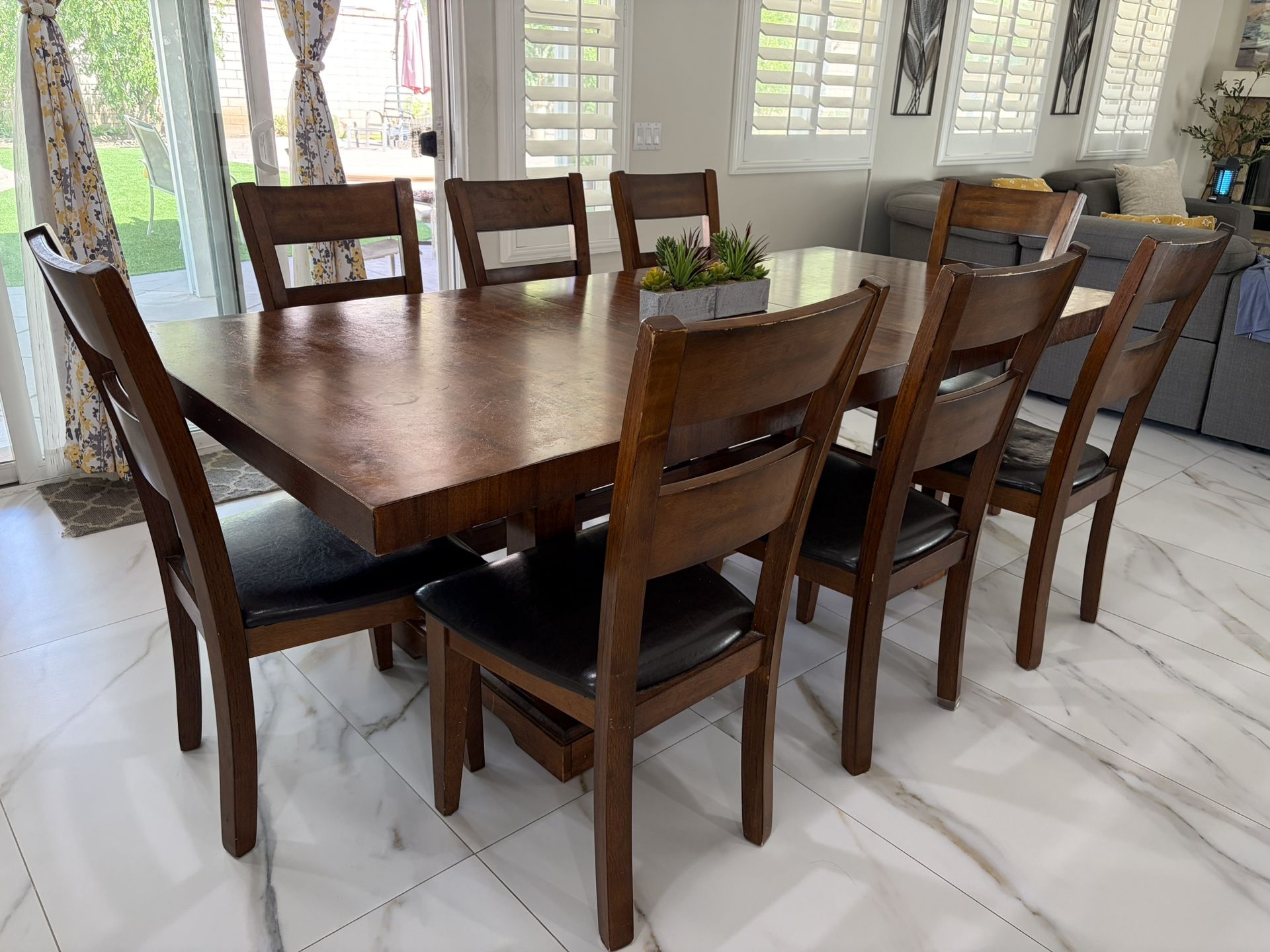 Dining Table Set With 8 Chairs