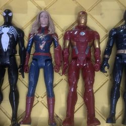 Lot of 6 Marvel 12" figures titan heroes