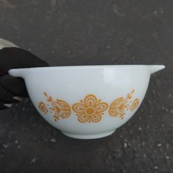 Vintage Pyrex 441 Butterfly Gold Bowl Cinderella Ovenware MCM Midcentury Decor