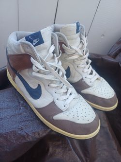OLD OSTRICH SKIN DUNKS. 11.5
