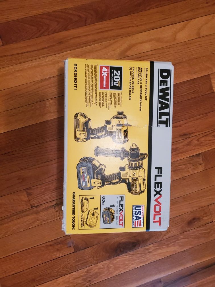 Dewalt Flexvolt hammer drill and impact