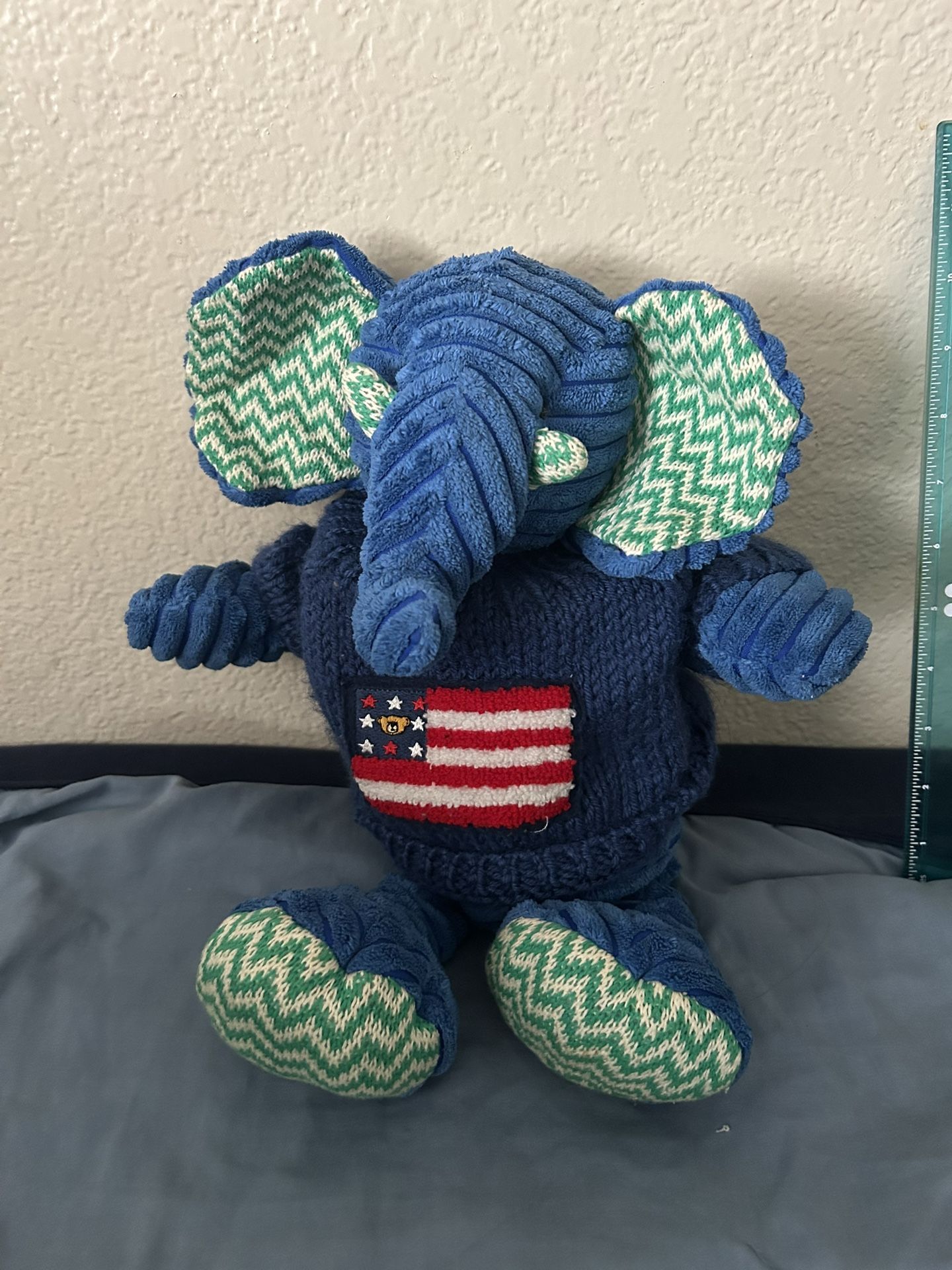 Blue Elephant Plush