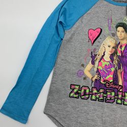 Disney	Girls Disney Zombies 2 Long Sleeve Graphic T-Shirt - Gray S