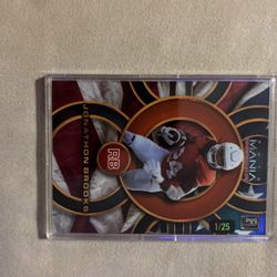 2024 Wild Card Auto Mania (RC) Jonathon Brooks 1/25