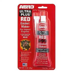 ABRO Red 999 RTV Silicone Gasket Maker – Case of 12 Tubes (3oz/85g each) – PRD June 2023