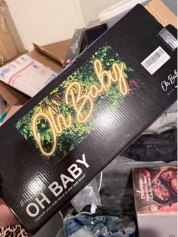 oh baby led sign