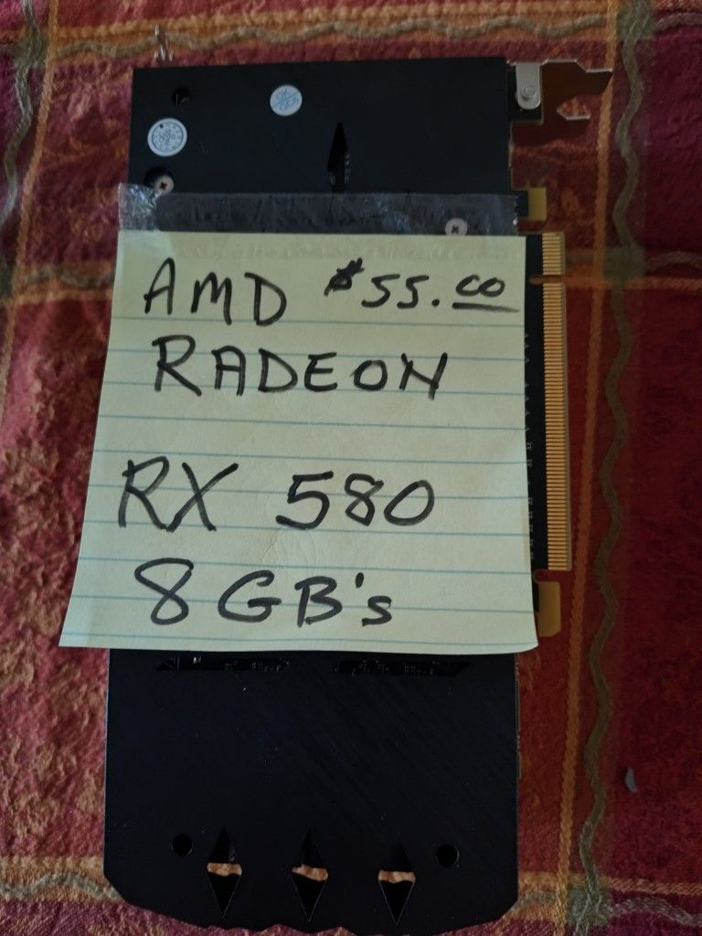  AMD RADEON RX 580 GPU