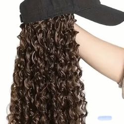 Brand new long curly hair  wig hat. Just $15.