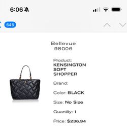 Kurt Geiger Tote Kensington Soft Shopper
