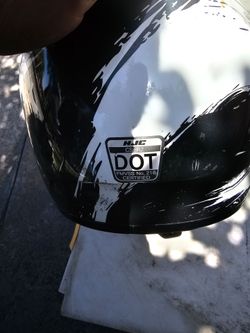 HJC DOT Full Face Motorcycle Helmet - Used