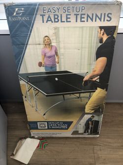 Table Tennis Table In Box