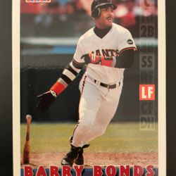 1995 Topps Bazooka Barry Bonds Baseball Card #20