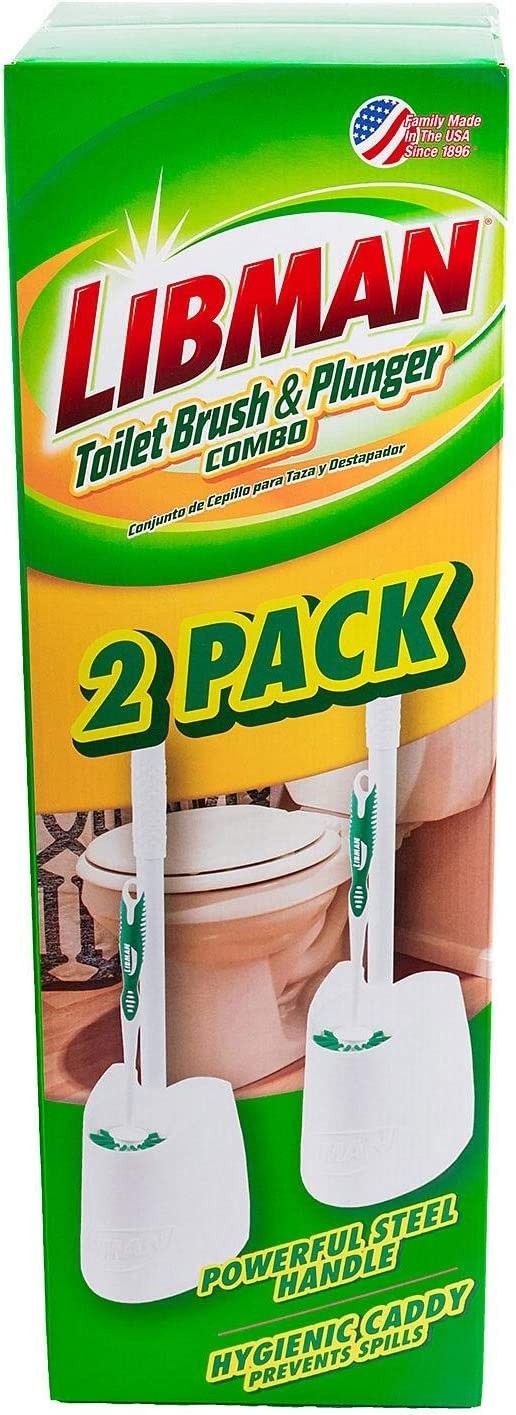Libman Toilet Brush and Plunger (2 ct.)