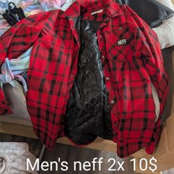 Men's 2X - neff Plaid Jacket