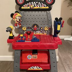 Mickey Mouse Tool Shop and Tool box Kids Toy