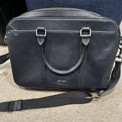 Coach Navy Blue Briefcase Bag