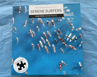 Great Family Game! 1000-piece Jigsaw Puzzle - 19”x29” - Serene Surfers - high quality