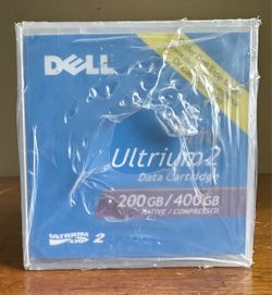 Dell LTO Ultrium 2 200GB/400GB Data Cartridge Select Dell PowerVault Storage 5PK