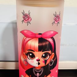 Chola 20 Oz Pink Glass Libby Cup $20
