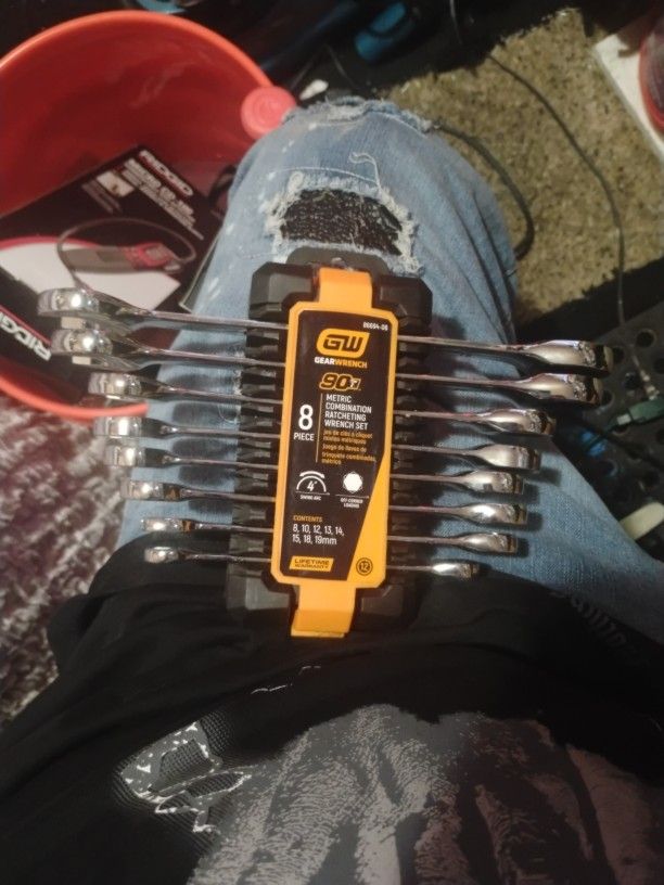 Gearwrench 8 Piece Metric Combo Ratcheting Wrench Set