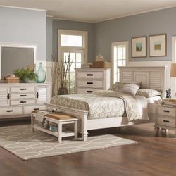 4-PCS Queen Size Bedroom Set In Offer 🔥🔥🔥 