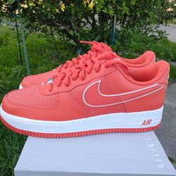 New Nike Air Force 1 '07 Men Size 12 Picante Red