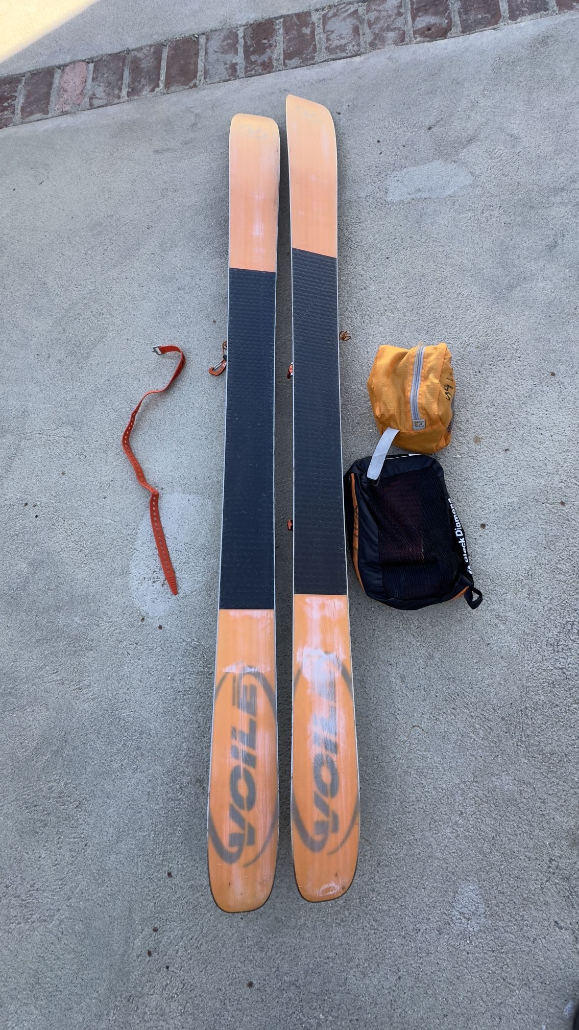 Voile Backcountry Skis With Crampons And Skins