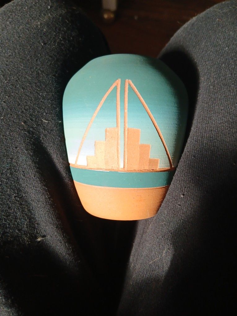 Vintage Native American Pottery Vase