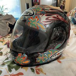 Suomy Spec 1R Extreme Anthracite Flowers Helmet
