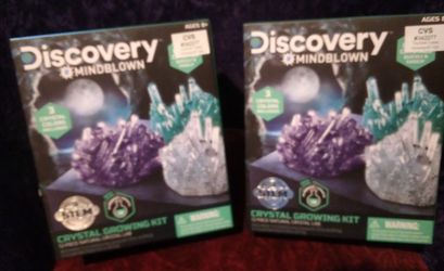 2 Discovery Crystal Growing Kits (Science/STEM). Price is for both kits!