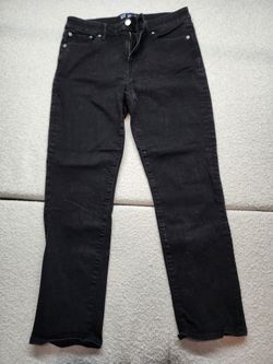 GAP Women's Black Jeans Classic Straight 14x32R