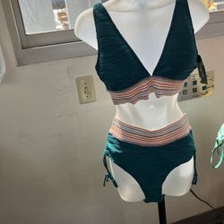 Brand new with tags two piece swimwear size large