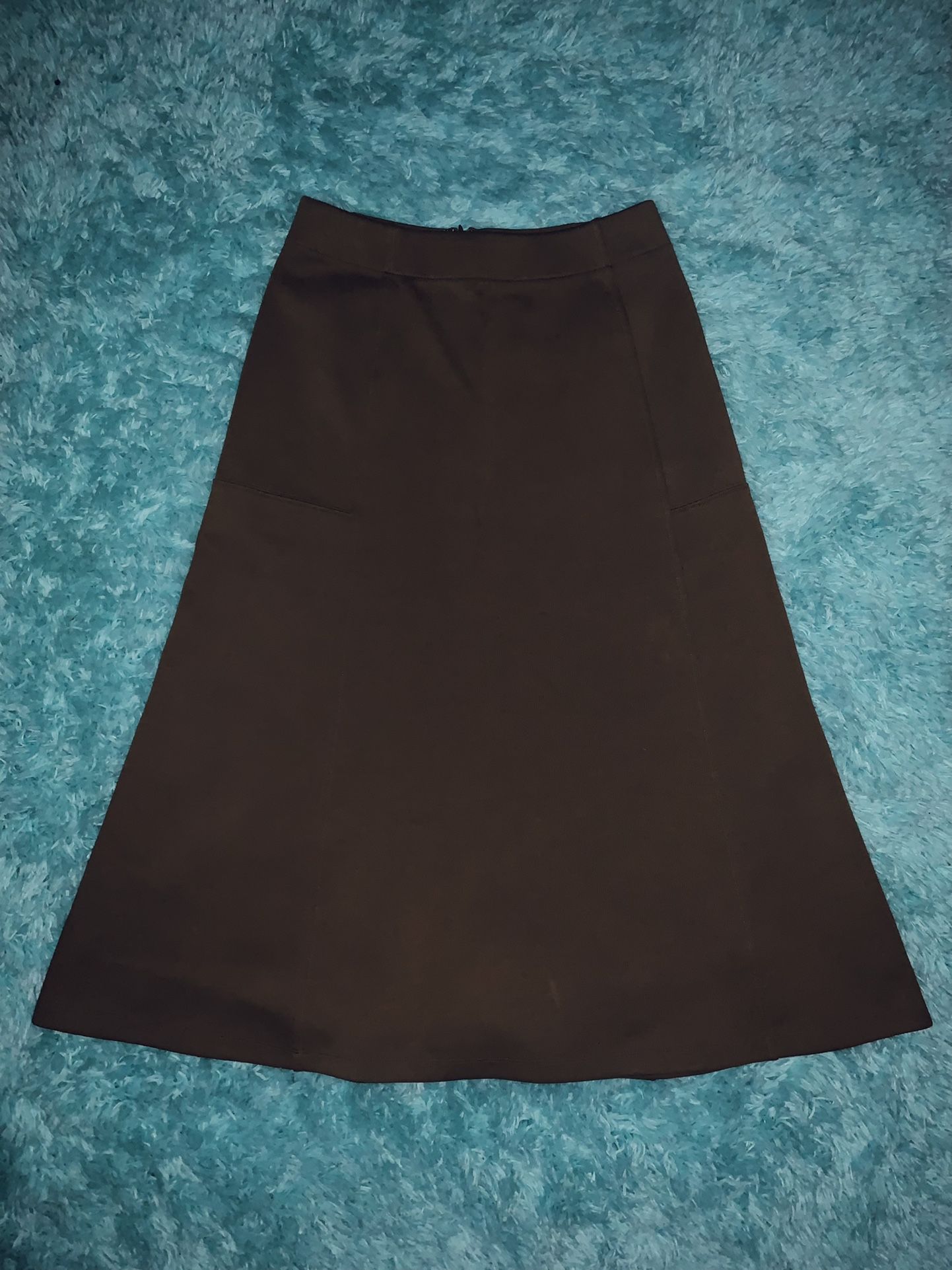 UniQlo brown pencil skirt - size small (waist 26-27in)     #Uni-Qlo #vintage #pencilskirt #vintageskirt #y2k