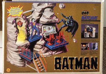 Batman Batcave Master Playset Toybiz 1989 Kenner DC The Set Is Complete