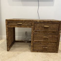 Wicker Desk 