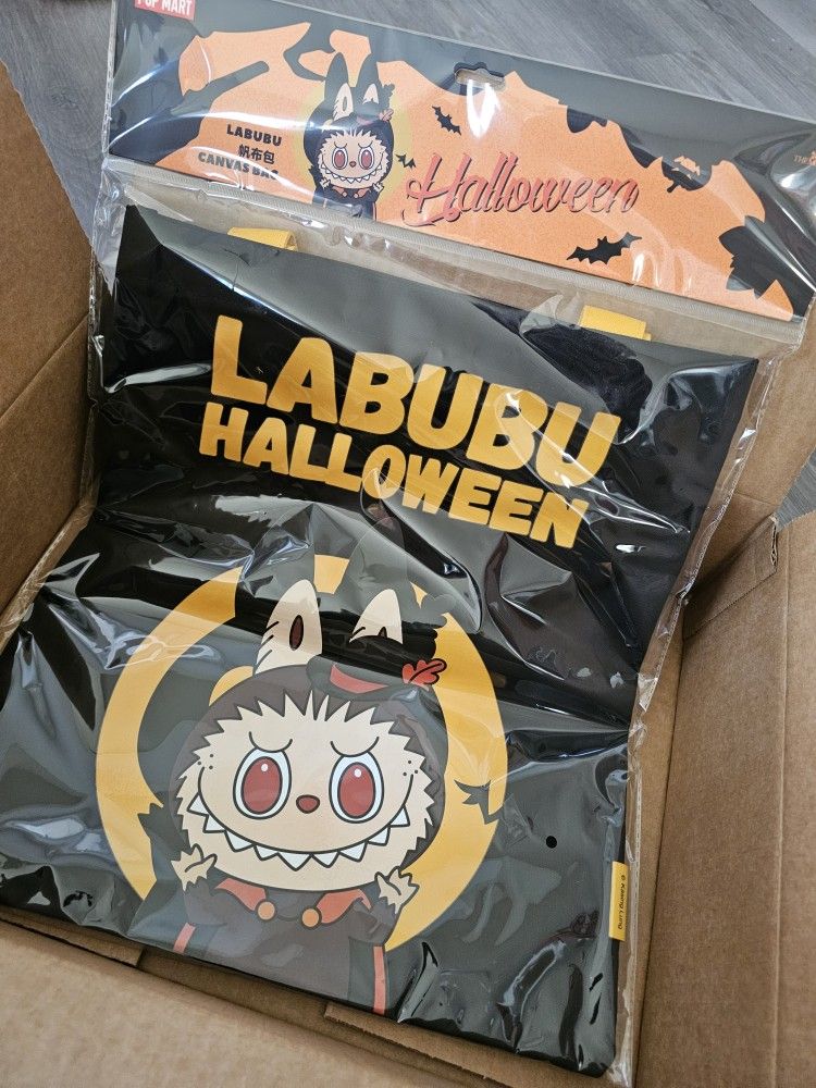 Labubu Halloween Tote Bag